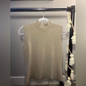 fairly worn/turtle neck long tank top